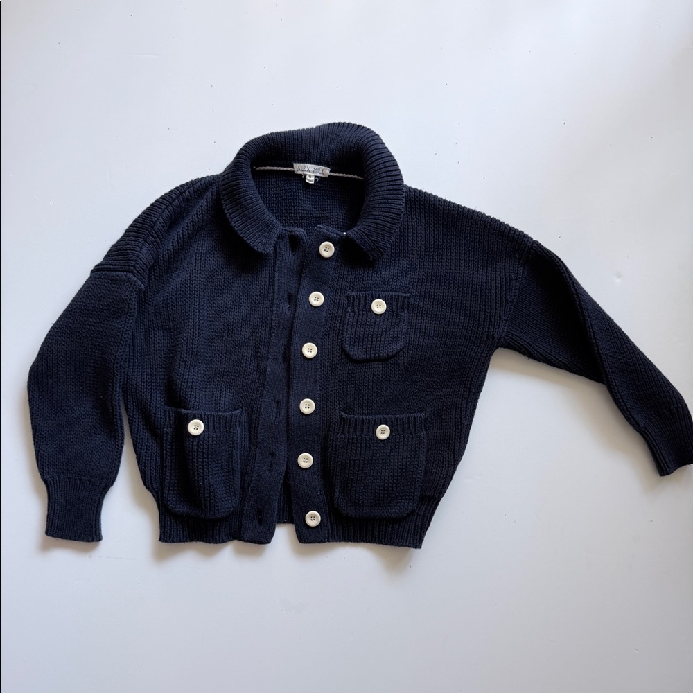 Cotton sweater cardigan